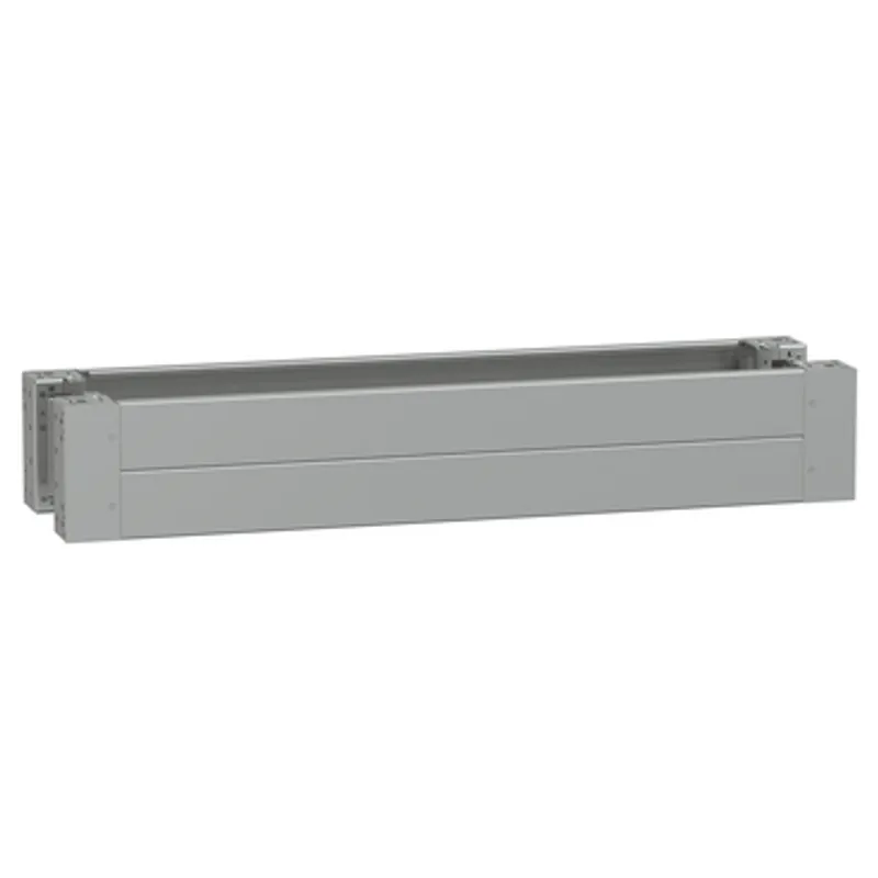 PanelSeT - plain front panel plinth W1200 H200 stainless steel 316L