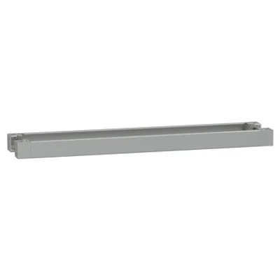 PanelSeT - plain front panel plinth W1600 H100 stainless steel 304L