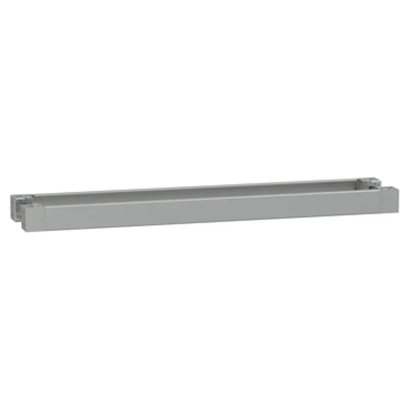 PanelSeT - plain front panel plinth W1600 H100 stainless steel 304L