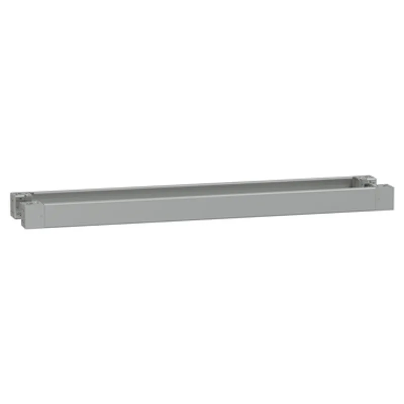 PanelSeT - plain front panel plinth W1600 H100 stainless steel 316L