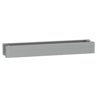PanelSeT - plain front panel plinth W1600 H200 stainless steel 304L