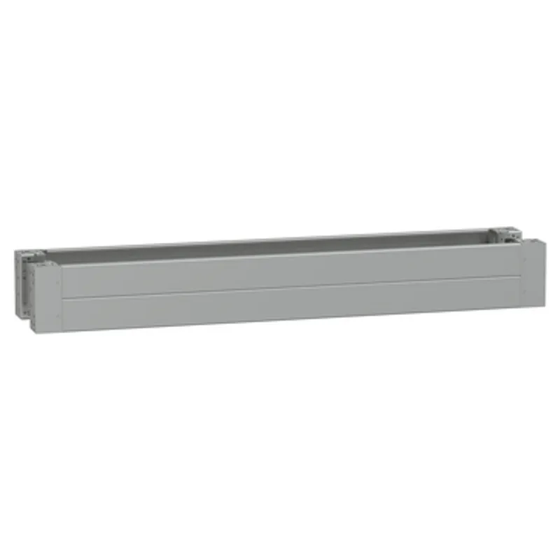 PanelSeT - plain front panel plinth W1600 H200 stainless steel 304L
