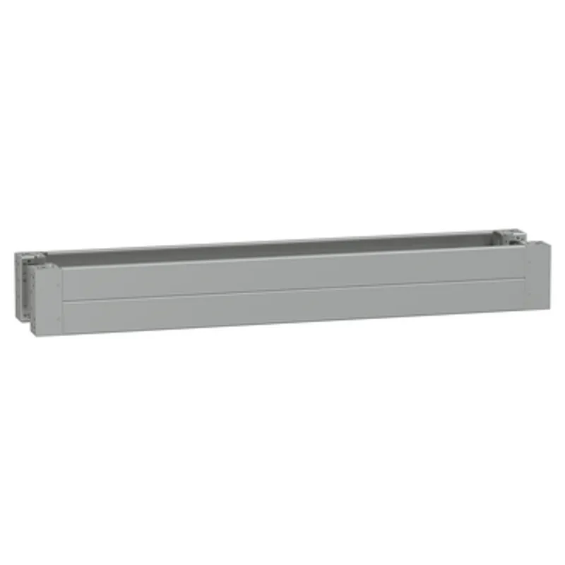 PanelSeT - plain front panel plinth W1600 H200 stainless steel 316L