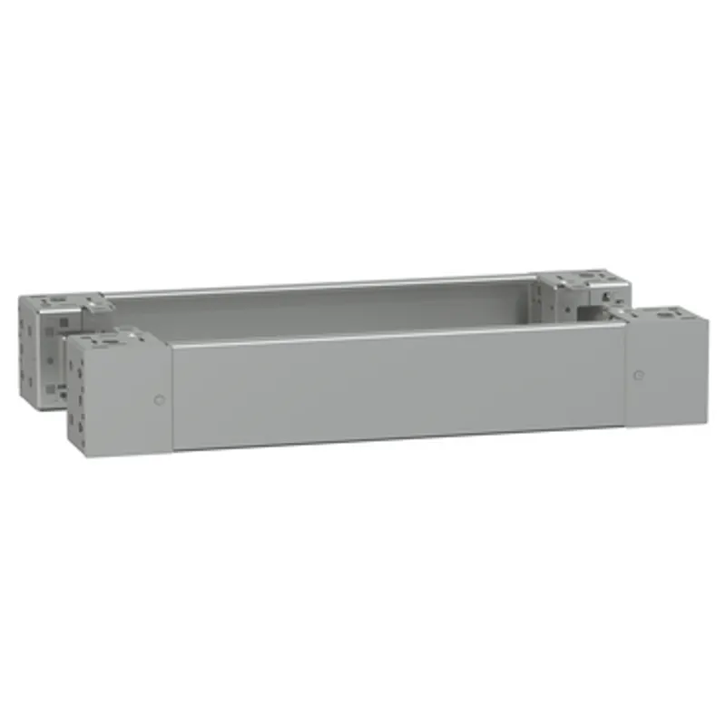 PanelSeT - plain front panel plinth W600 H100 stainless steel 304L