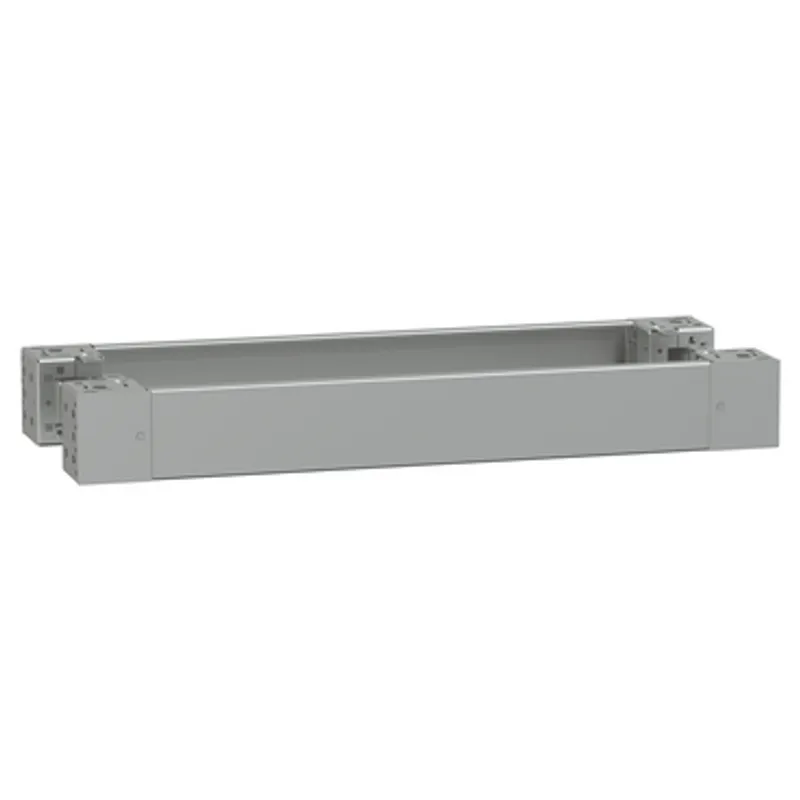 PanelSeT - plain front panel plinth W800 H100 stainless steel 304L