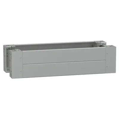 PanelSeT - plain front panel plinth W800 H200 stainless steel 316L