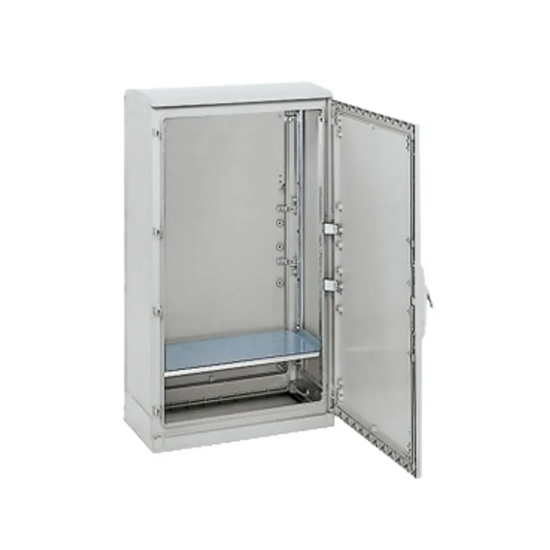 Set of 2 uprights for mount. hor.support plate or 19"chassis in PLAencl.H750mm — photo 1 of 2