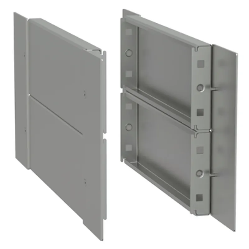 PanelSeT -side plinth - H200 D500 stainless steel 304L