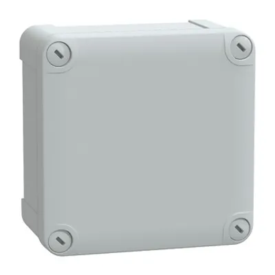 PC box IP66 IK08 RAL7035 Int.H105W105D55 Ext.H116W116D62 opaque PC cover H10