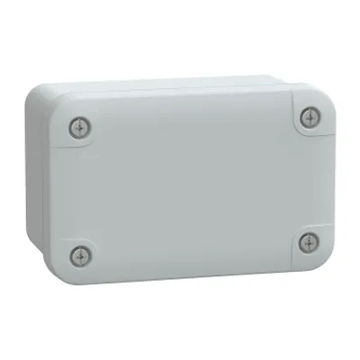 PC box IP66 IK08 RAL7035 Int.H105W65D55 Ext.H116W74D62 opaque PC cover H10