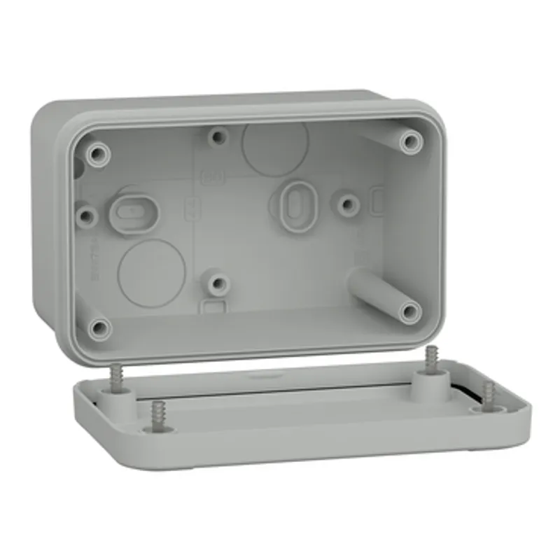 PC box IP66 IK08 RAL7035 Int.H105W65D55 Ext.H116W74D62 opaque PC cover H10 — photo 3 of 4