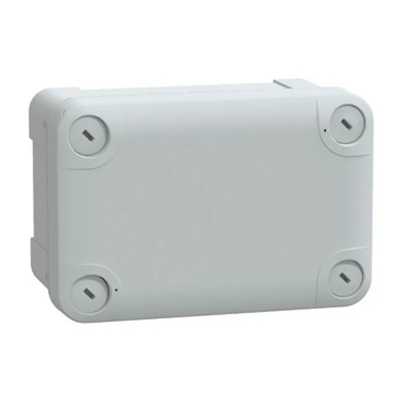 PC box IP66 IK08 RAL7035 Int.H125W80D65 Ext.H138W93D72 opaque PC cover H20 — photo 1 of 3