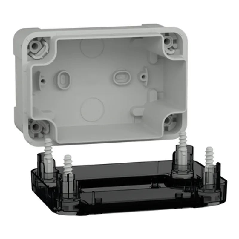 PC box IP66 IK08 RAL7035 Int.H125W80D65 Ext.H138W93D72 Transp.cover H20 — photo 3 of 4