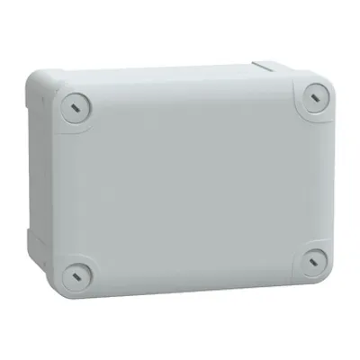PC box IP66 IK08 RAL7035 Int.H150W105D80 Ext.H164W121D87 opaque PC cover H20