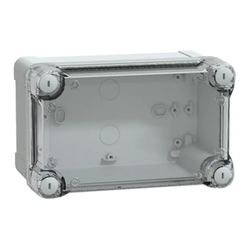PC box IP66 IK08 RAL7035 Int.H175W105D100 Ext.H192W121D105 Transp.cover H40 — photo 1 of 3