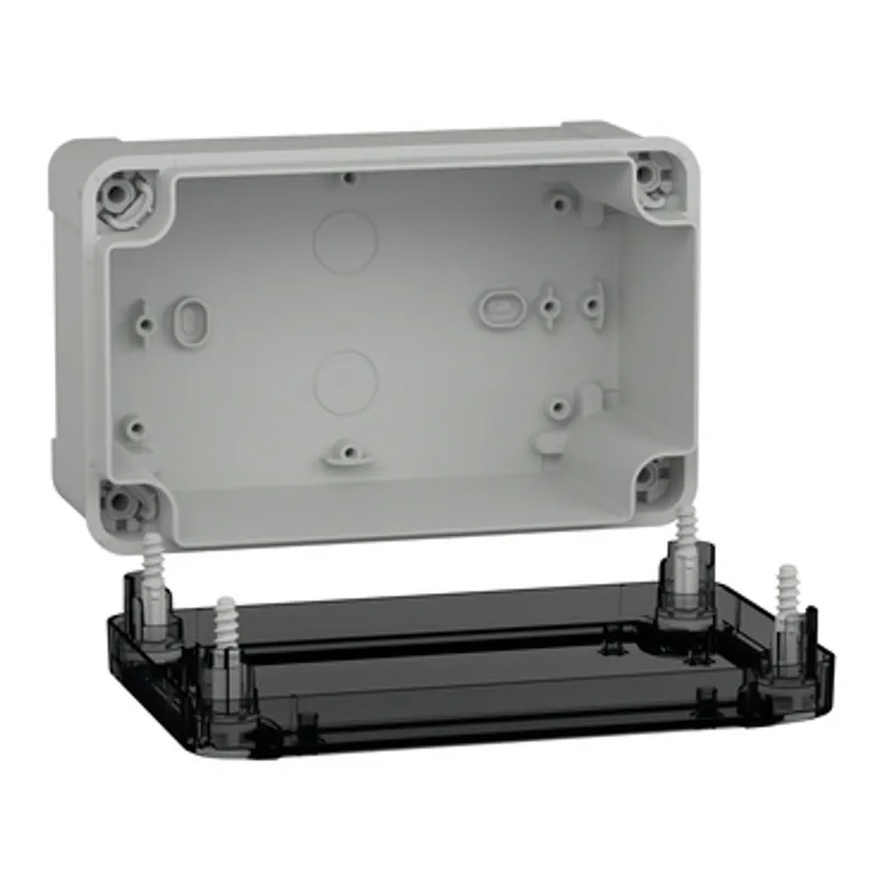 PC box IP66 IK08 RAL7035 Int.H175W105D80 Ext.H192W121D87 Transp.cover H20 — photo 3 of 4