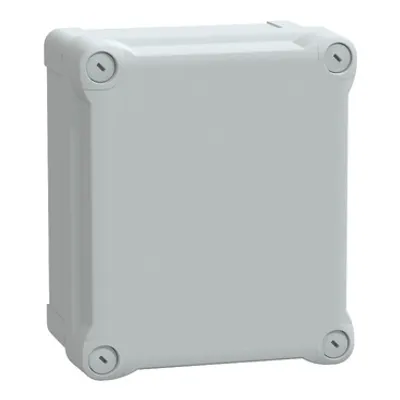 PC box IP66 IK08 RAL7035 Int.H175W150D100 Ext.H193W164D105 opaque PC cover H40