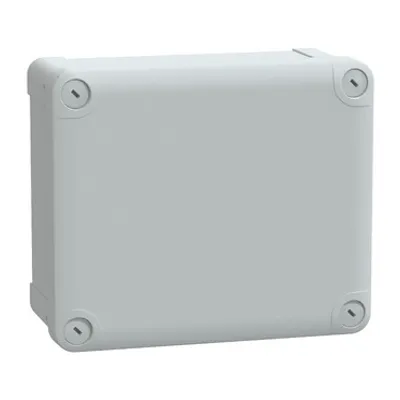 PC box IP66 IK08 RAL7035 Int.H175W150D80 Ext.H193W164D87 Opaque PC cover H20