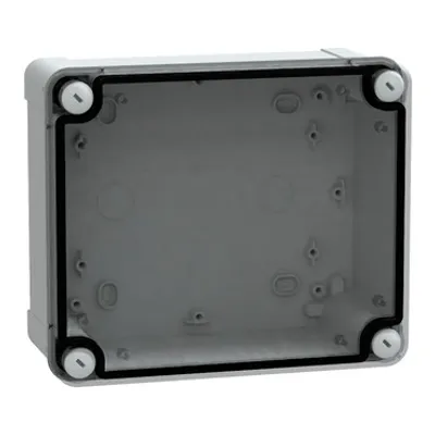 PC box IP66 IK08 RAL7035 Int.H175W150D80 Ext.H193W164D87 Transp.cover H20