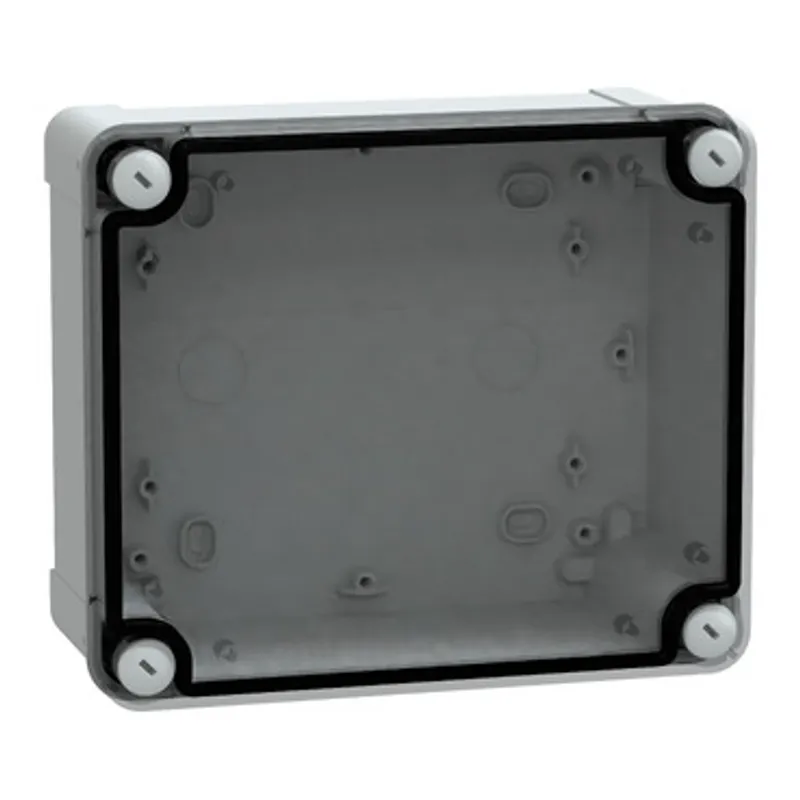 PC box IP66 IK08 RAL7035 Int.H175W150D80 Ext.H193W164D87 Transp.cover H20 — photo 1 of 3