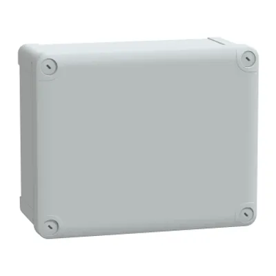 PC box IP66 IK08 RAL7035 Int.H225W175D100 Ext.H241W191D128 opaque PC cover H20