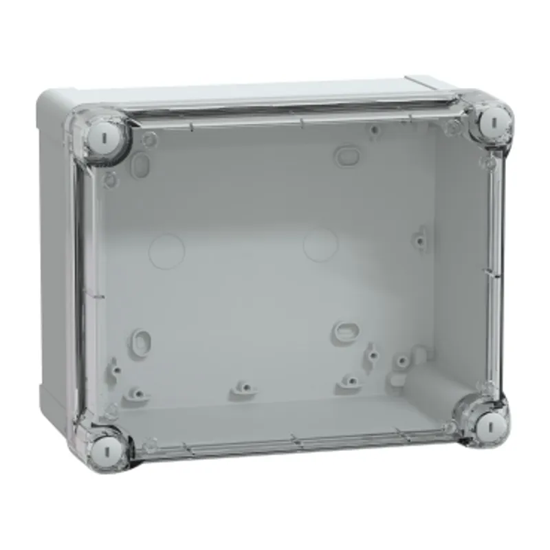 PC box IP66 IK08 RAL7035 Int.H225W175D120 Ext.H241W194D127 Transp.cover H40 — photo 1 of 3