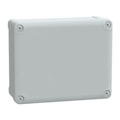 PC box IP66 IK08 RAL7035 Int.H225W175D80 Ext.H241W194D194 opaque PC cover H20