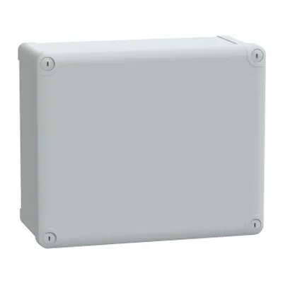 PC box IP66 IK08 RAL7035 Int.H275W225D120 Ext.H291W241D128 opaque PC cover H60