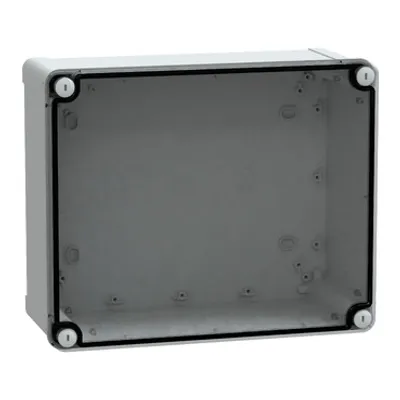 PC box IP66 IK08 RAL7035 Int.H275W225D120 Ext.H291W241D128 Transp.cover H20