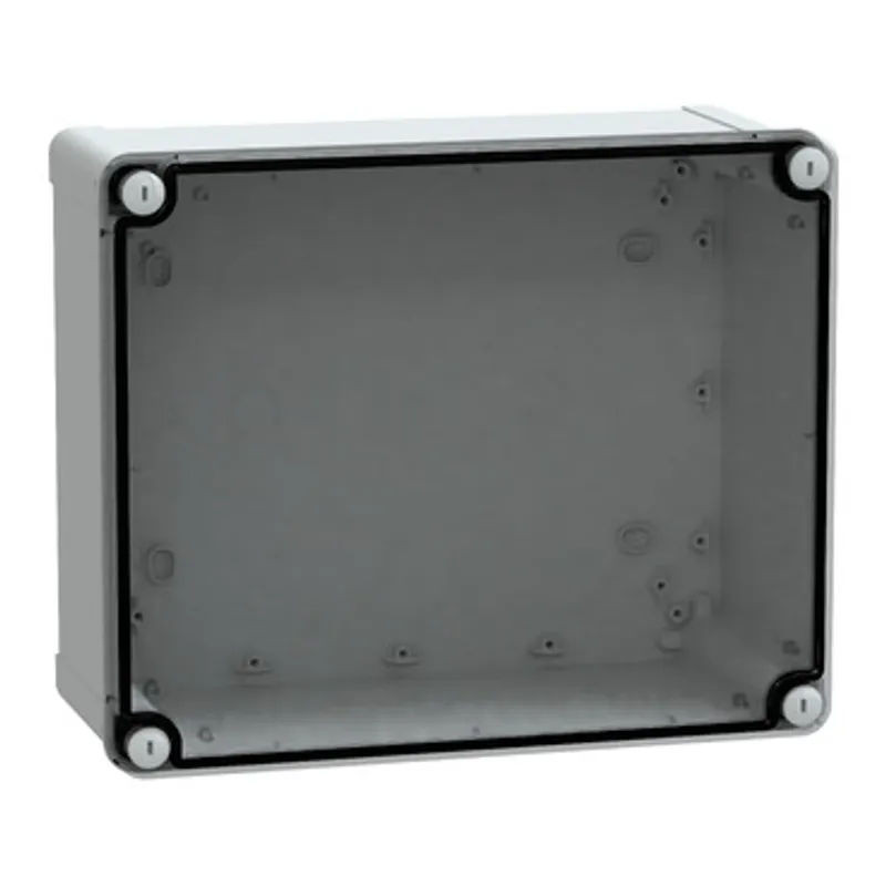 PC box IP66 IK08 RAL7035 Int.H275W225D120 Ext.H291W241D128 Transp.cover H20 — photo 1 of 3