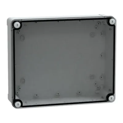 PC box IP66 IK08 RAL7035 Int.H275W225D80 Ext.H291W241D88 Transp.cover H20