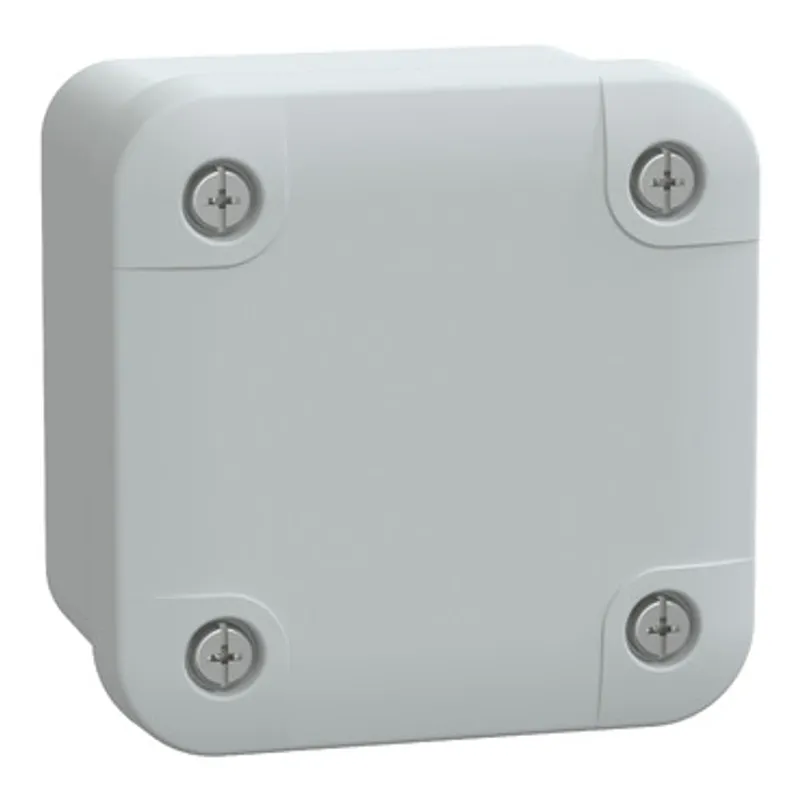 PC box IP66 IK08 RAL7035 Int.H65W65D45 Ext.H74W74D56 opaque PC cover H10 — photo 1 of 4
