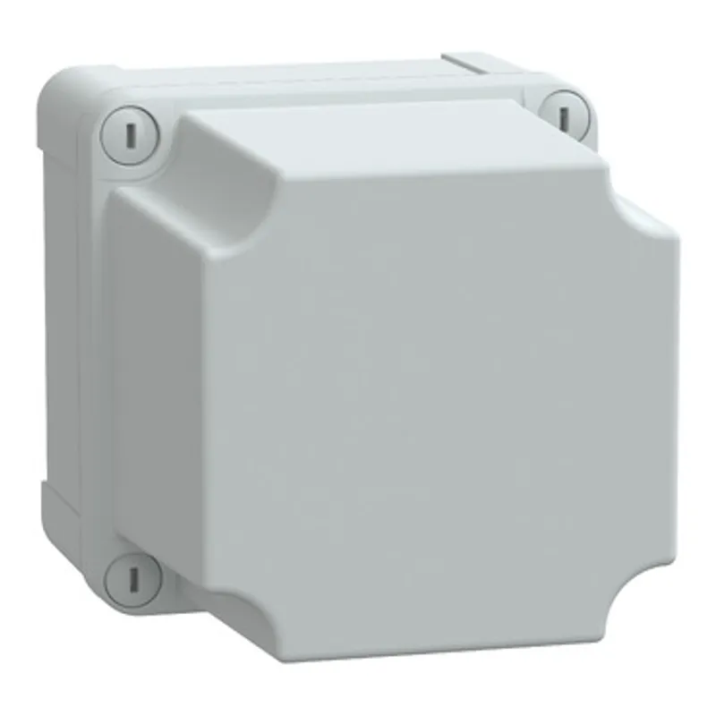 ABS industrial box, PanelSeT TBS, 116x133x116mm, int. 105x125x105mm, high plain cover, IP66, IK07, RAL 7035 — photo 1 of 3