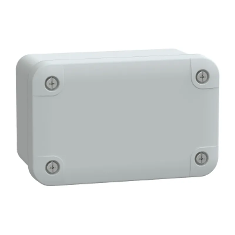 ABS industrial box, PanelSeT TBS, 74x62x116mm, int. 65x55x105mm, low plain cover, IP66, IK07, RAL 7035 — photo 1 of 3