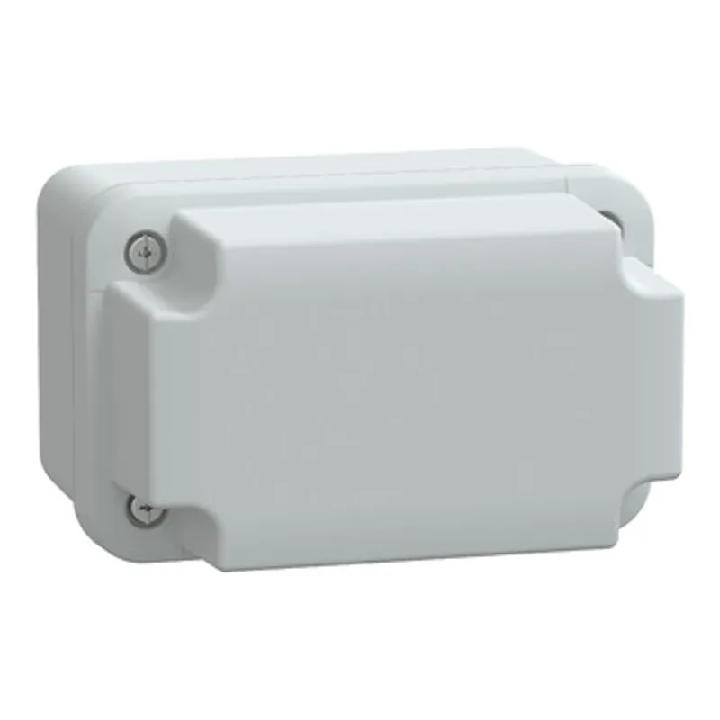 ABS industrial box, PanelSeT TBS, 116x94x116mm, int. 65x85x105mm, high plain cover, IP66, IK07, RAL 7035 — photo 1 of 3