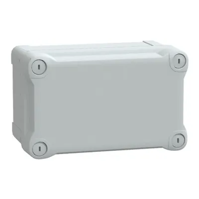 ABS industrial box, PanelSeT TBS, 121x105x192mm, int. 105x100x175mm, high plain cover, IP66, IK07, RAL 7035