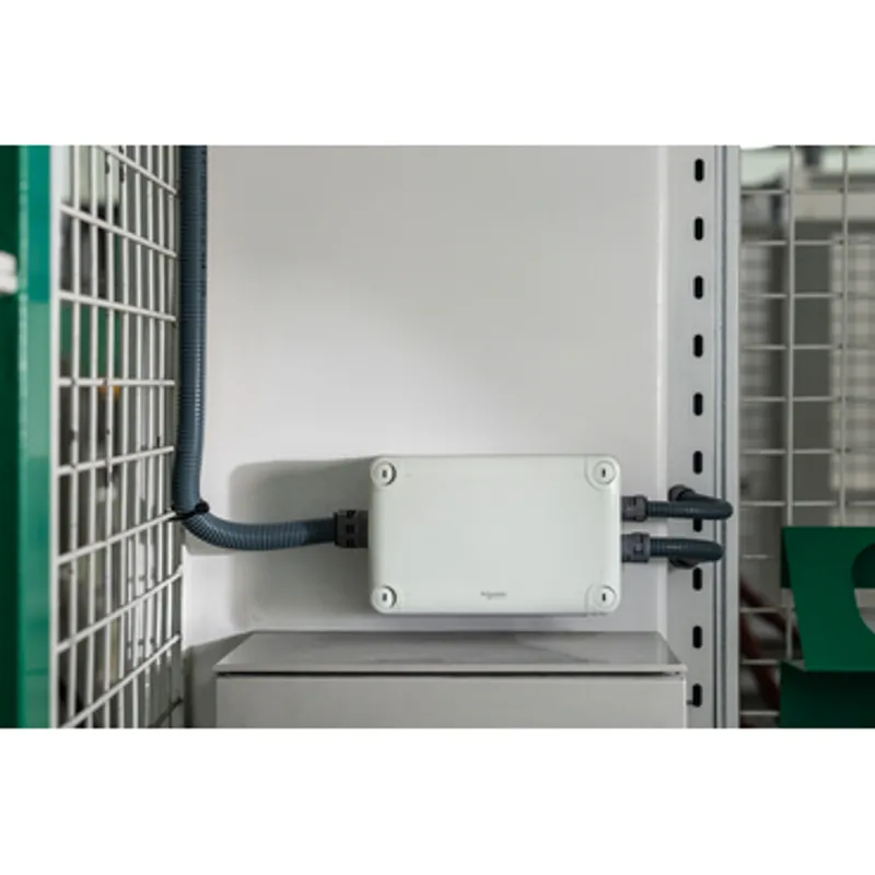 ABS industrial box, PanelSeT TBS, 121x105x192mm, int. 105x100x175mm, high transparent cover, IP66, IK07, RAL 7035 — photo 3 of 4