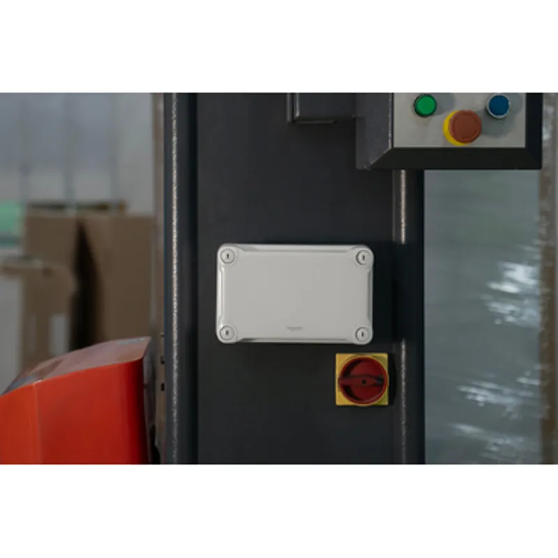 ABS industrial box, PanelSeT TBS, 121x105x192mm, int. 105x100x175mm, high transparent cover, IP66, IK07, RAL 7035 — photo 4 of 4
