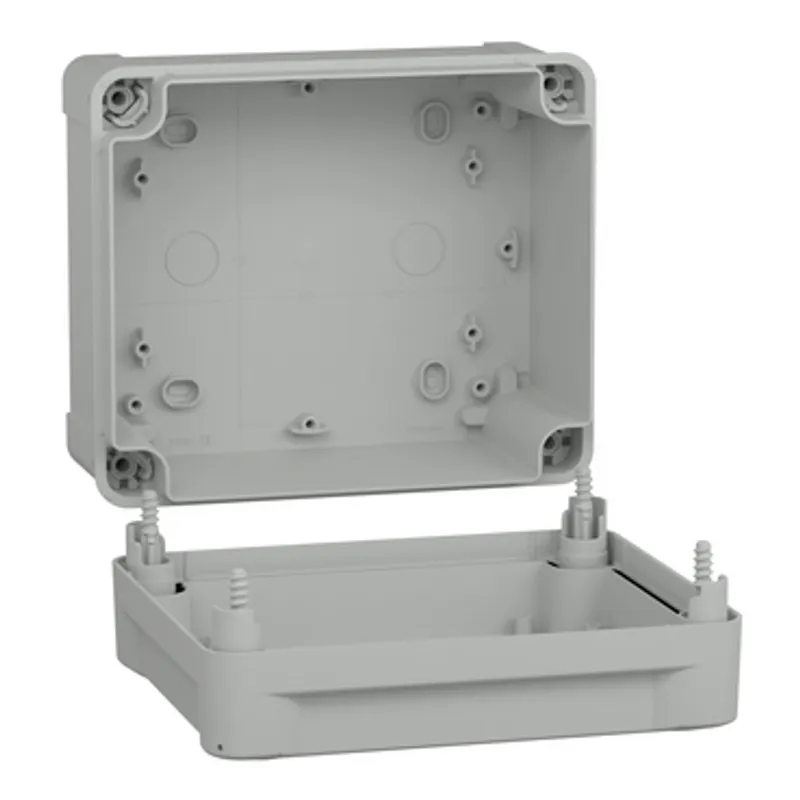ABS industrial box, PanelSeT TBS, 164x105x193mm, int. 150x100x175mm, high plain cover, IP66, IK07, RAL 7035 — photo 3 of 3