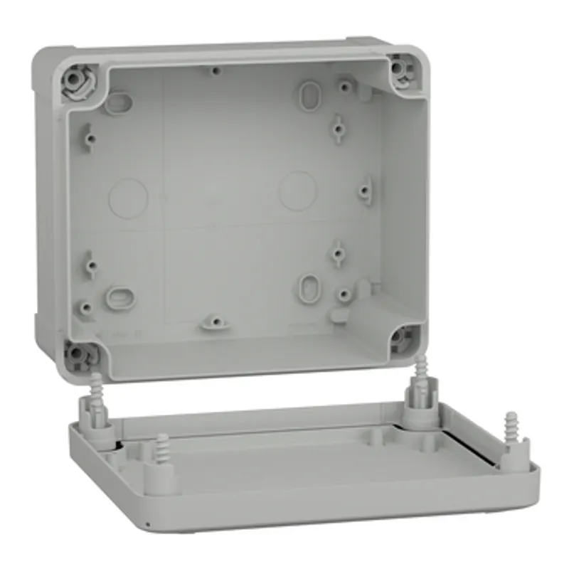 ABS industrial box, PanelSeT TBS, 164x87x192mm, int. 150x80x175mm, low plain cover, IP66, IK07, RAL 7035 — photo 3 of 3
