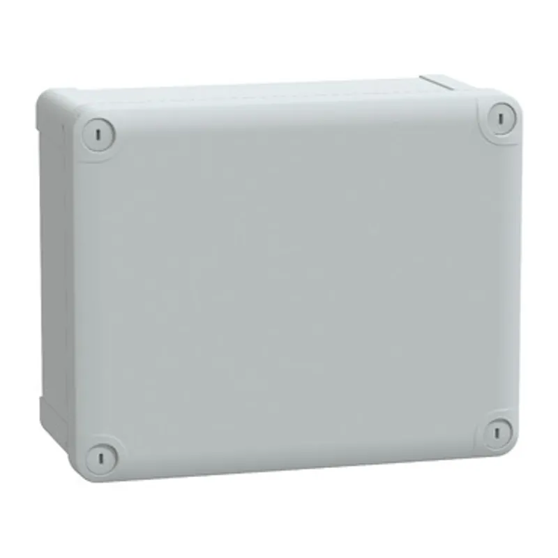 ABS box IP66 IK07 RAL7035 Int.H225W194D100 Ext.H241W194D107 Opaque cover H20 — photo 1 of 3