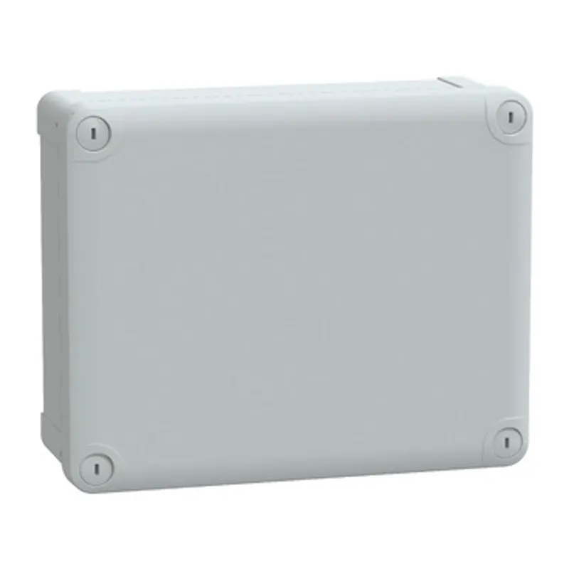 ABS industrial box, PanelSeT TBS, 194x87x241mm, int. 175x80x225mm, low plain cover, IP66, IK07, RAL 7035 — photo 1 of 2