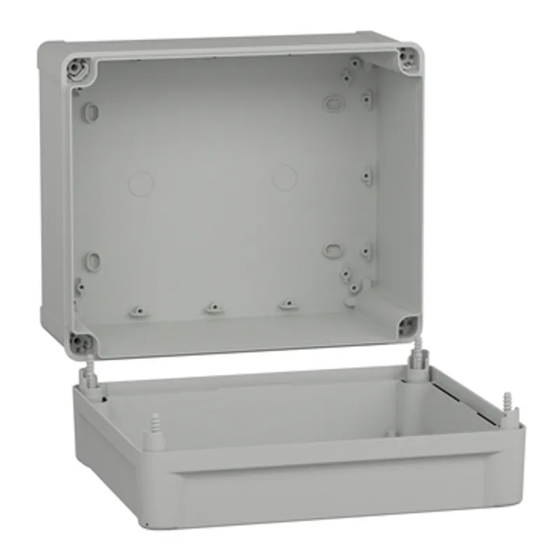 ABS industrial box, PanelSeT TBS, 241x168x291mm, int. 225x160x275mm, high plain cover, IP66, IK07, RAL 7035 — photo 3 of 3