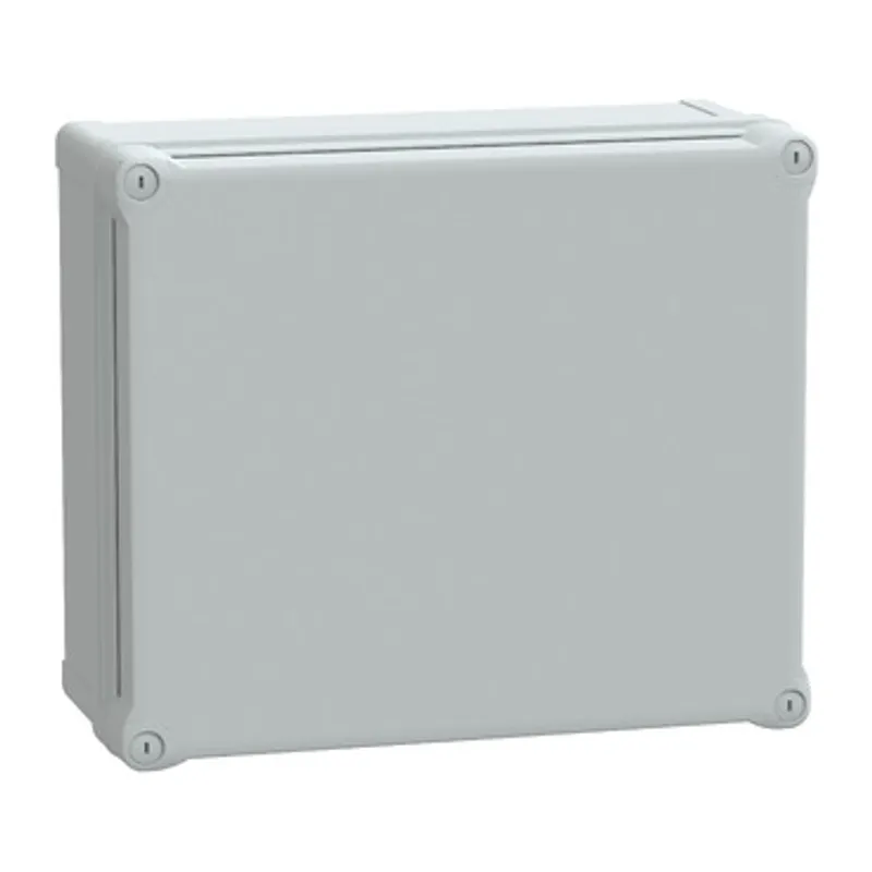 ABS industrial box, PanelSeT TBS, 291x168x341mm, int. 275x160x325mm, high plain cover, IP66, IK07, RAL 7035 — photo 1 of 3