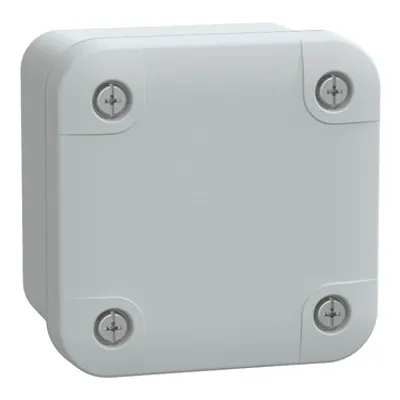 ABS industrial box, PanelSeT TBS, 74x54x74mm, int. 65x47x65mm, low plain cover, IP66, IK07, RAL 7035