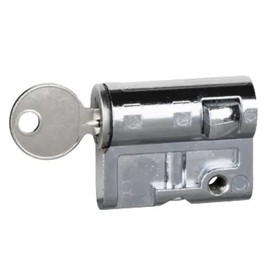 Barrel and key 405 for retractable handle of 3 point lock PLM version or PLD