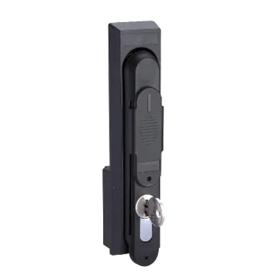 Retractable handle lock with 1242E key lock
