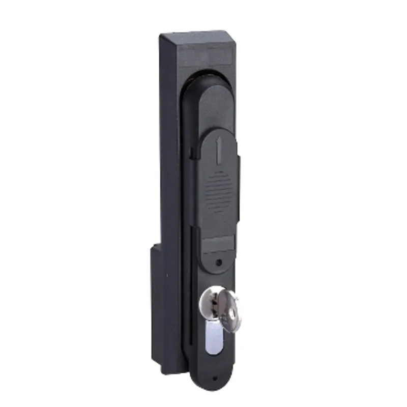 Retractable handle lock with 1242E key lock