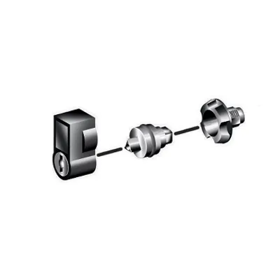 External handle with 1242E barrel & key