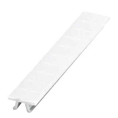 Marking strip, Linergy TR, clip in type, 6mm, printed characters 21 to 30, printed horizontal, white, Set of 10